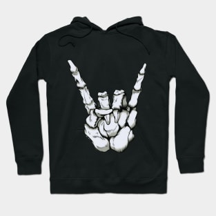 Skeleton Rock - Full Body Hoodie